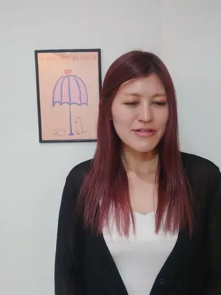 ロング aimée 神戸 オヤナギ　ユキ🦄のヘアスタイル