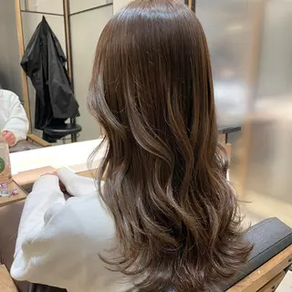 ロング ついざき はるかのヘアスタイル
