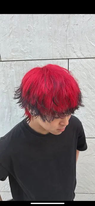 カラー メンズハイトーン 北斗💍レイヤーのヘアスタイル