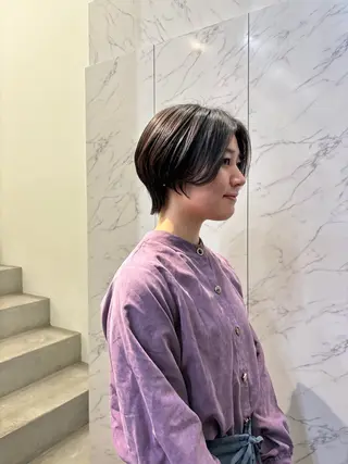 ショート miu /透明感カラーのヘアスタイル