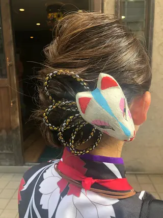 セミロング 國次 夕貴のヘアスタイル