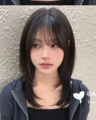 ミディアム ONDO所属・梅田酸性縮毛矯正/ 韓国ヘア/ユナ🩰のヘアスタイル