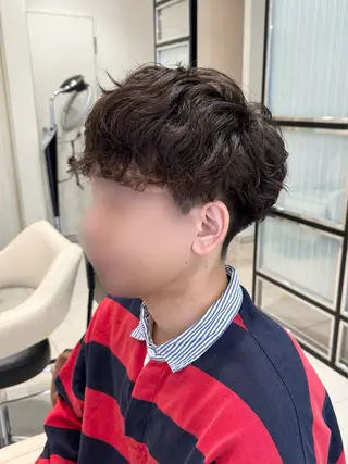パーマ メンズ 【𝐀𝐬𝐡-池袋 】ひな 🎀💭のヘアスタイル