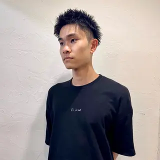 ショート メンズ 【池袋/スパイキー ショート】ⓝⓘⓜⓤのヘアスタイル