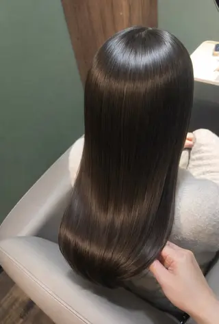 ロング カラー 永石 大士のヘアスタイル