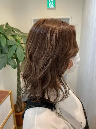 セミロング 横川 昇吾のヘアスタイル