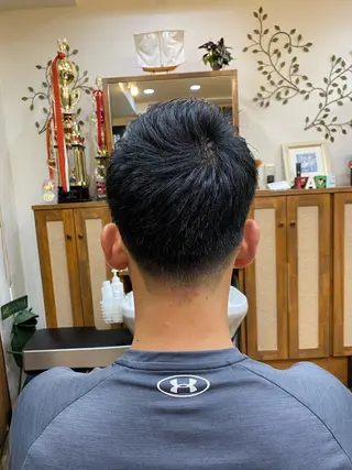 ショート メンズ 浅見 天翔のヘアスタイル