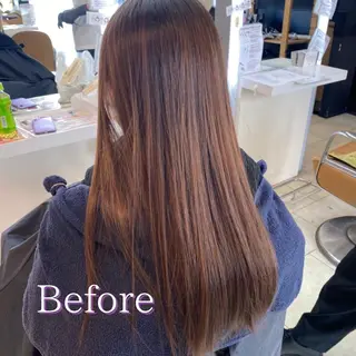 ロング カラー レイヤー/ベージュ カラー/ハシモトのヘアスタイル