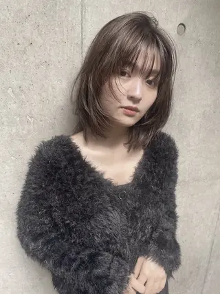 ミディアム カラー ヘアアレンジ 髪質改善/縮毛/新宿 🫧SUZUKA🫧のヘアスタイル