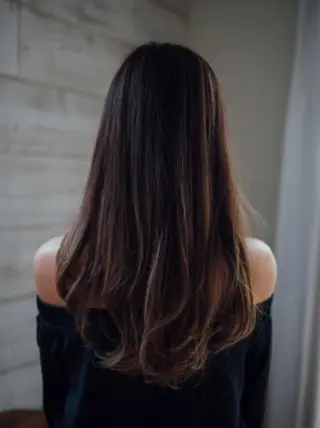 ミディアム カラー パーマ ヘアアレンジ amie 高崎 【アミ】のヘアスタイル