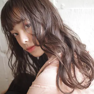 セミロング カラー ciAo!所属・ふくだ りさ【ciAo!】のヘアスタイル