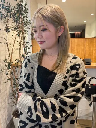 ロング カラー ヘアアレンジ ❣️倉敷❣️美髪 カラー能登一成のヘアスタイル