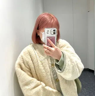 カラー 韓国ナチュラル・ ベージュ/落合夏希のヘアスタイル