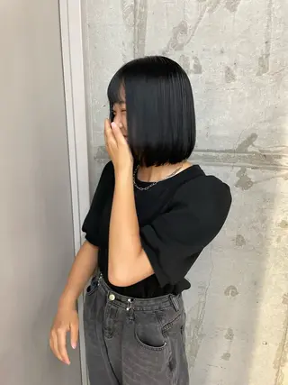 ミディアム カラー ブリーチ/ベージュ 💕/momoaのヘアスタイル