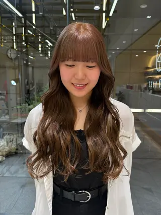 ロング カラー 🦋sana🦋 似合わせカット✁のヘアスタイル