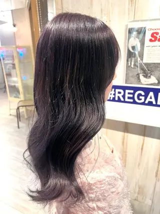 ロング カラー 顔周りカット/ボブ/ ツヤ髪/coconaのヘアスタイル