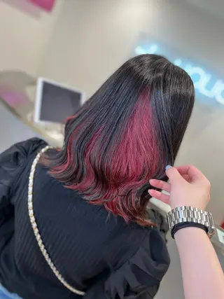 ミディアム カラー Iris所属・ハイトーン特化サロン 💎MOCA💎のヘアスタイル