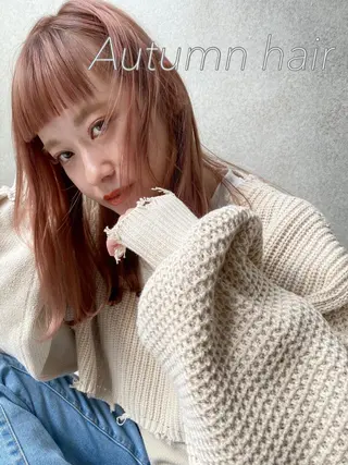 ミディアム VLOW nex the salon所属・韓国風/髪質改善/ ナガヤアキラのヘアスタイル