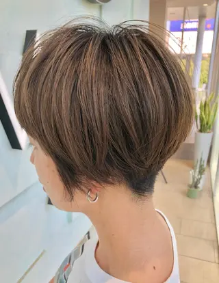 ショート M.SLASH自由が丘所属・【くせ毛/ショート/ ボブ】元太郎のヘアスタイル