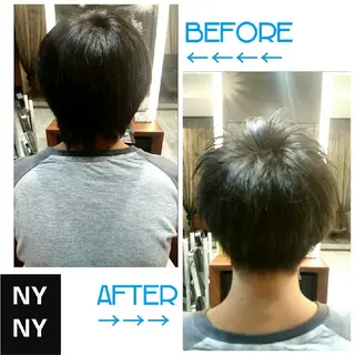 メンズ ブリーチ/ヘアケア/ 艶髪/イギチハルのヘアスタイル