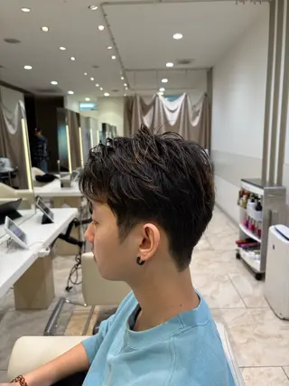 パーマ メンズ 🌼丸みボブ🌼 ショート　柏木結太のヘアスタイル