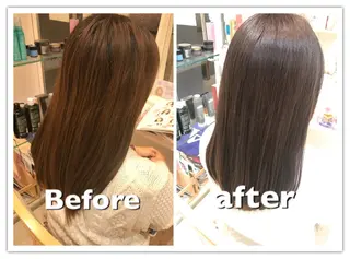 セミロング カラー はだゆうき @hadadan08のヘアスタイル