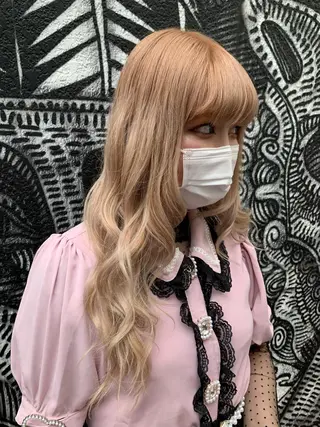 ロング カラー haco+所属・🌈派手髪エクステ ブレイズ🌈ひろとのヘアスタイル