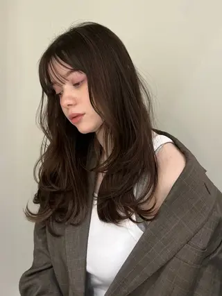 ロング 透明感カラー Jilblanアオイのヘアスタイル