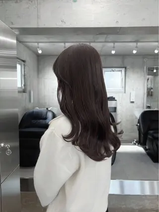 セミロング カラー TONE所属・透明感艶カラー/美髪 ayaka🦢❤︎のヘアスタイル