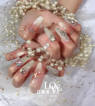 ネイル ラベンダー💖日暮里 ルル💖ネイルのネイルデザイン