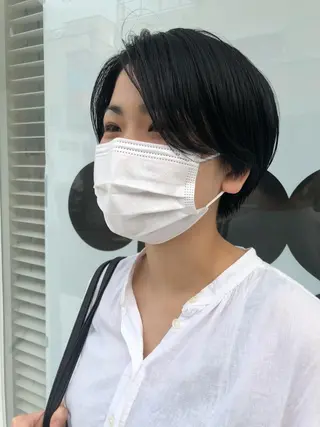 ショート NOUN所属・eri kinjoのヘアスタイル