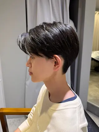 ショート メンズ 藤崎百道メンズカット Zina/森井唯央のヘアスタイル