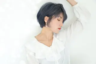 ショート hair make powder 薮本のヘアスタイル