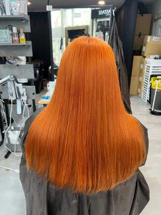 ロング カラー 菅野 杏実のヘアスタイル