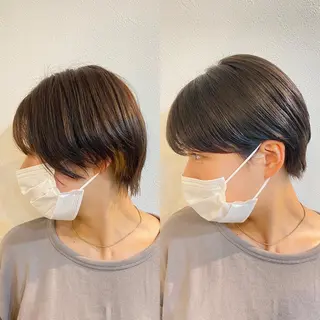 ショート カラー [店長]加地 峻のヘアスタイル
