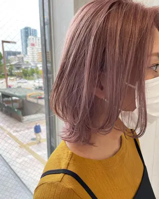 ミディアム カラー 河合秀明/ショート /ボブ/レイヤーのヘアスタイル