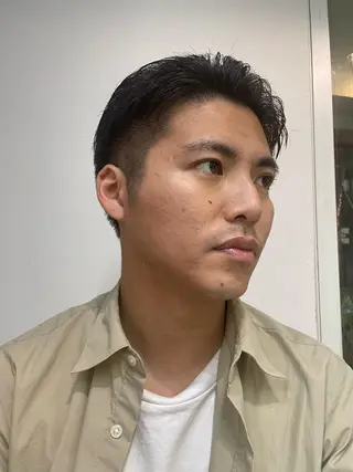 ショート ヘアアレンジ メンズ 髪や目黒店所属・Kamiya's TOKYO 安孫子のヘアスタイル