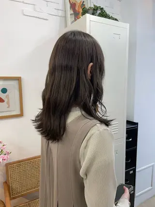 セミロング ✨髪質改善✨原宿 えのもと　はなのヘアスタイル