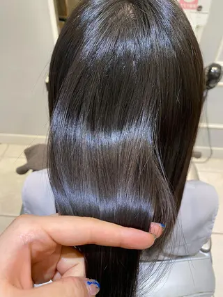 セミロング 韓国ヘア🍒渡辺 咲🍒のヘアスタイル