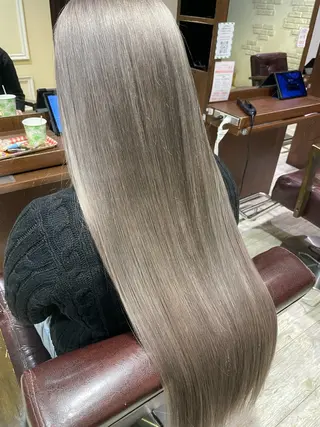ロング 髪質改善 SHEER. 大阪梅田所属・髪質改善/ 梅田中崎町/宮里のヘアスタイル