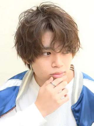 ミディアム メンズ FERIA fam 小林勇太のヘアスタイル