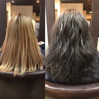 ミディアム Orque deux 伊藤丈晴のヘアスタイル