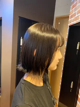 ショート カラー 透明感カラー/韓国 ヘア🩶yuri🩵のヘアスタイル