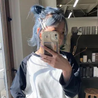 ロング カラー souco/ moenoのヘアスタイル