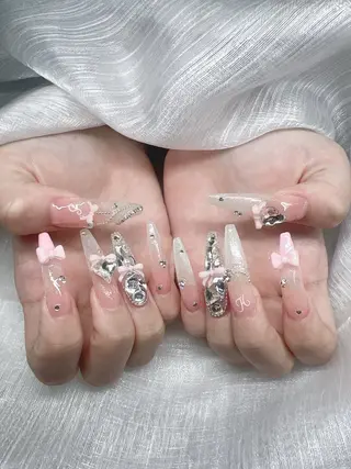 ネイル Lee Nails チップ長さだし専門店のネイルデザイン