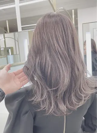 ロング カラー COA GINZA 空也/前髪/顔まわりのヘアスタイル