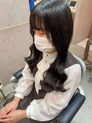 ロング 新宿/韓国ヘア 中明度カラー/かやのヘアスタイル