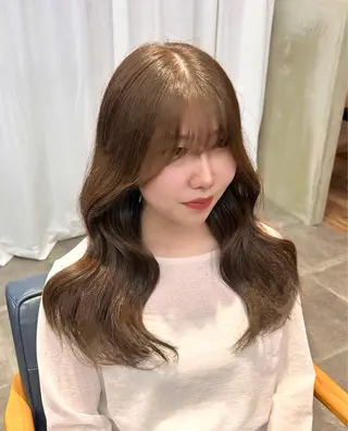 ロング カラー 韓国×髪質改善カラー 💎hinaのヘアスタイル