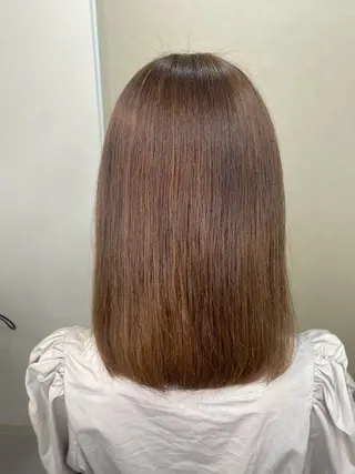 セミロング 大久保 愛のヘアスタイル