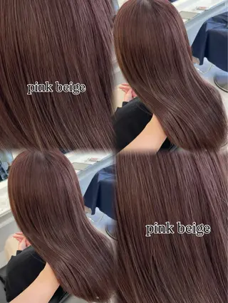 ロング カラー ParveMix 岡本えりかのヘアスタイル